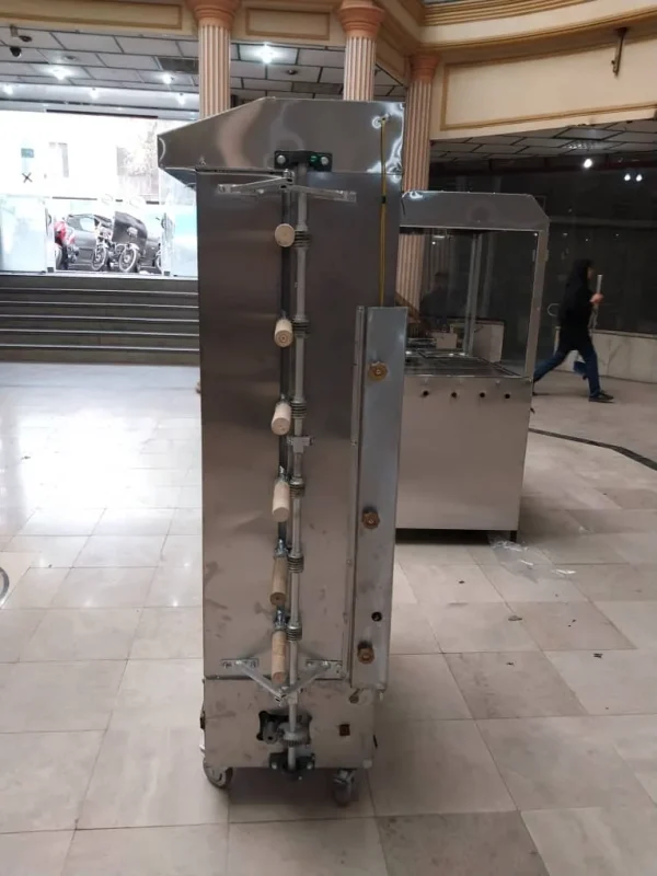 دستگاه جوجه گردان مرغ بریان ۱۲ سیخ پاچینی ۱۲ سیخ صنعتی