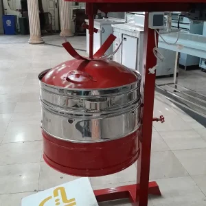 دستگاه تفت تخمه پز شورکن داغ کن شور کن همزن گردان ۵ کیلویی کاور دار محافظ دار