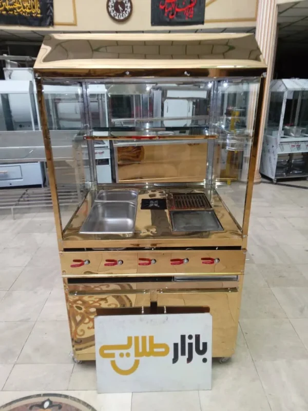 فر ساندویچی فلافل اهوازی زیر کابینتی ورق طلایی ساندویچ اغذیه ترکیبی مرکب