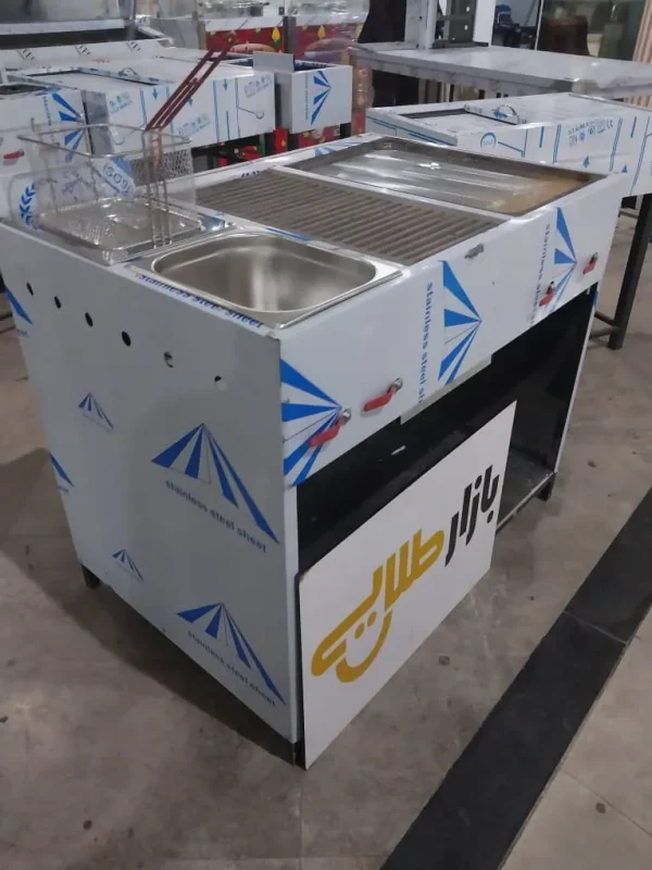 فر ۴ کاره بزرگ نیم تنه ساندویچی اغذیه ترکیبی مرکب