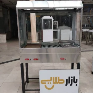 فر ساندویچی کاره کوچک خطی با هود خیابانی/فست فود سیار