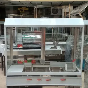 فر ساندویچی کنار خیابان اغذیه ساندویچ سرخ کن