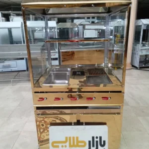 فر ساندویچی فلافل اهوازی زیر کابینتی ورق طلایی ساندویچ اغذیه ترکیبی مرکب