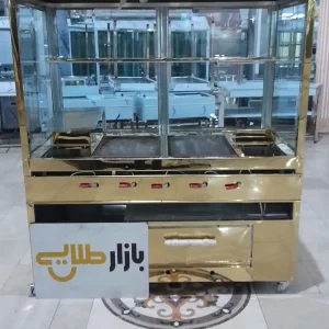 فر ساندویچی مرکب ترکیبی زیر پیتزا ۹ بشقاب فلافلی طلایی