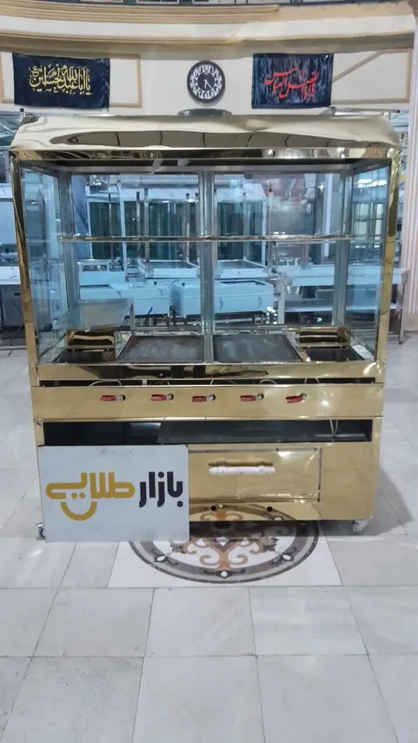 فر ساندویچی مرکب ترکیبی زیر پیتزا ۹ بشقاب فلافلی طلایی