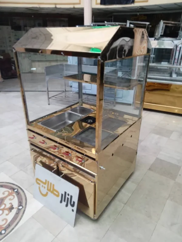 فر ساندویچی فلافل اهوازی زیر کابینتی ورق طلایی ساندویچ اغذیه ترکیبی مرکب