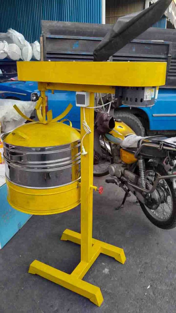 دستگاه تخمه پز کاوردار رنگ زرد